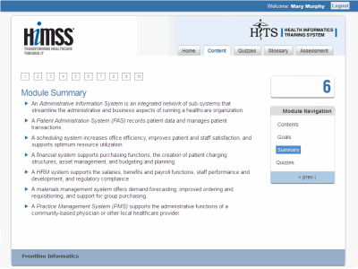 Health Informatics / Digital Healthcare: Brendan Munnelly - Sample 7