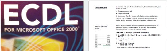 Technical writing samples - ECDL for Office 2000: Brendan Munnelly