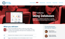 Website for ECDL Databases