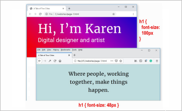 Working with CSS files