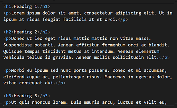 Working with HTML files