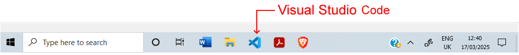 Windows Taskbar icons