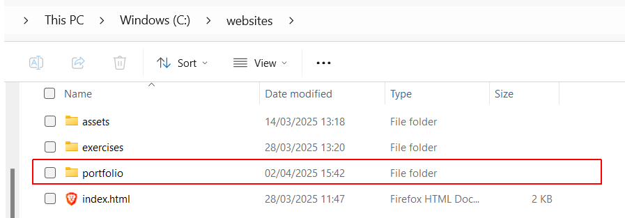 file-explorer-portfolio-folder