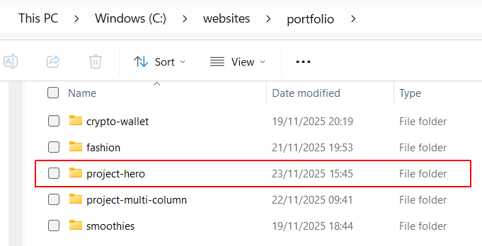 file-explorer-portfolio-folder
