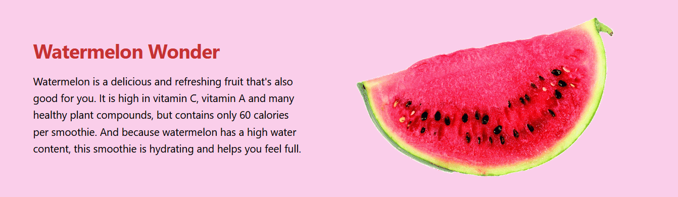 Watermelon smoothie - small