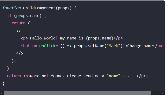 React screenhot