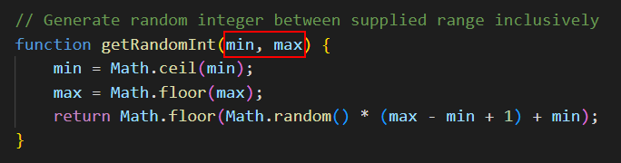 JavaScript function parameters