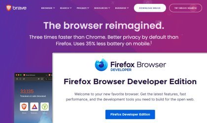 Choosing a web browser for web designers and web developers