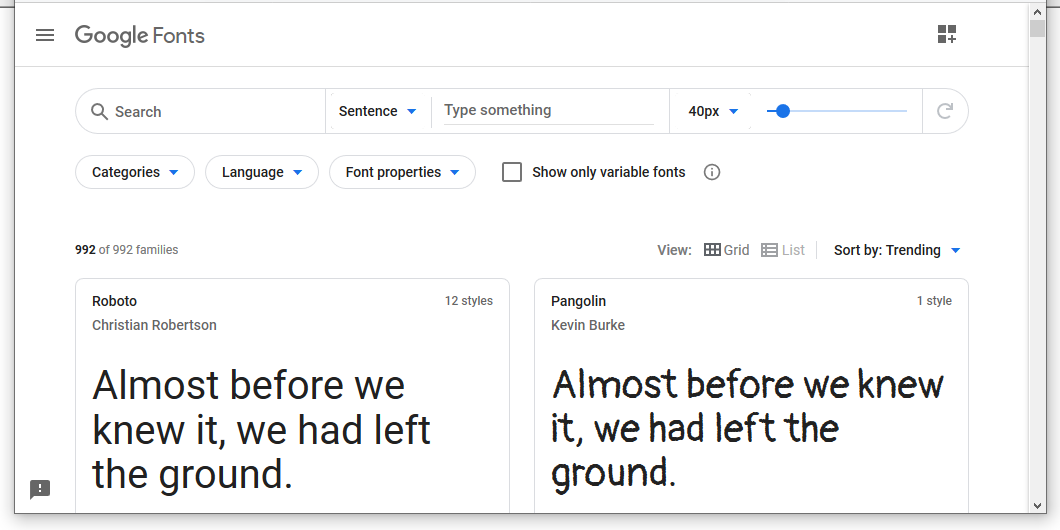 Introduction to Google Fonts