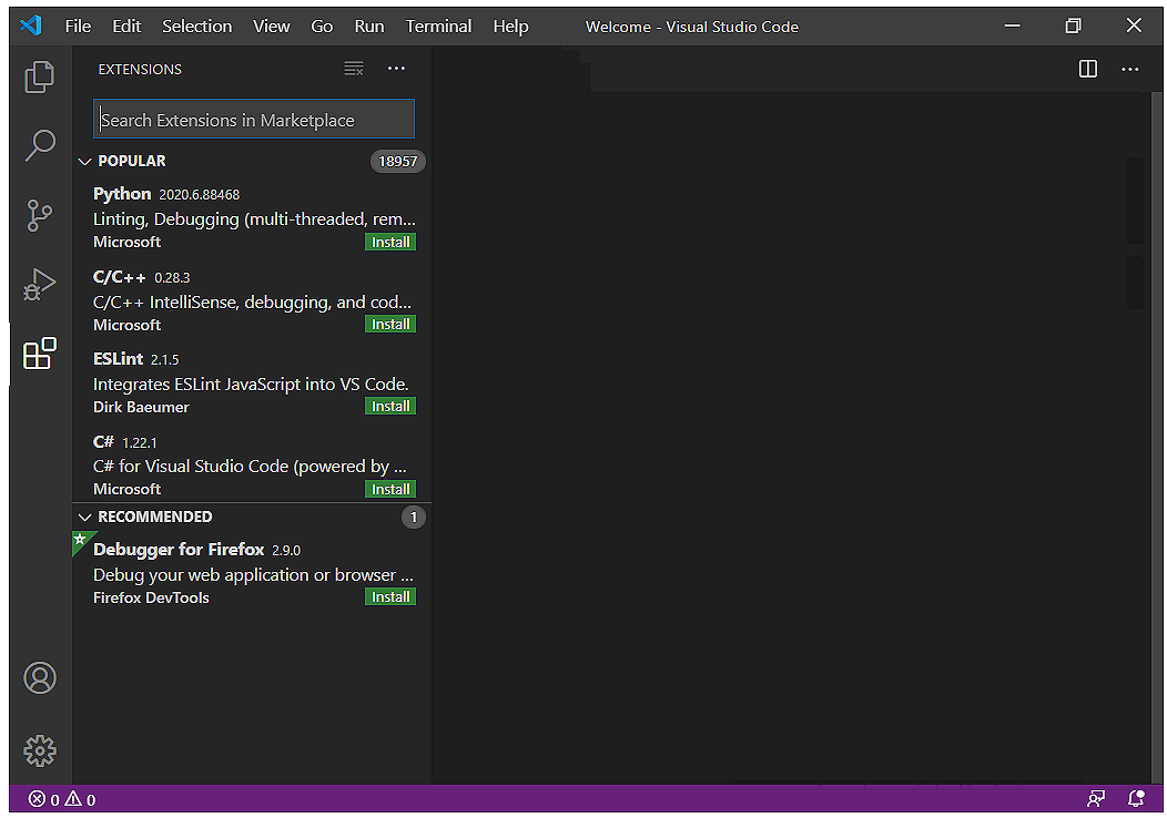 User Settings Microsoft Visual Studio Code