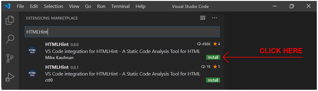 User Settings Microsoft Visual Studio Code