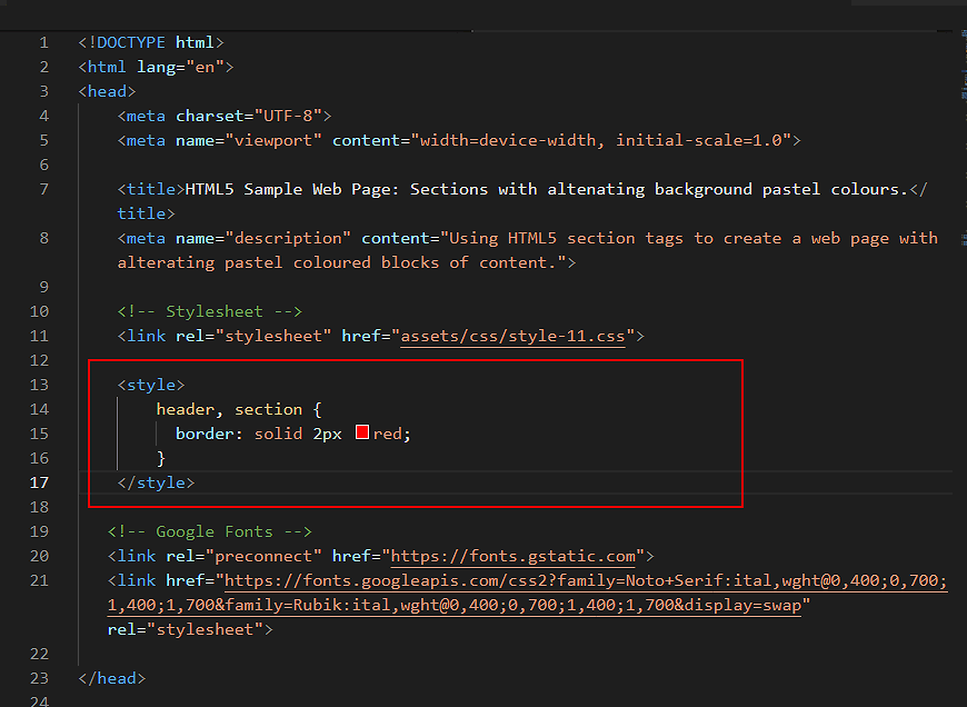 Introduction to Sections