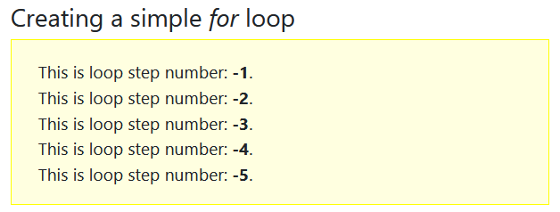 Simple  Loop