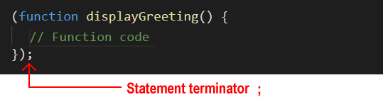 JavaScript function expression parenthesis