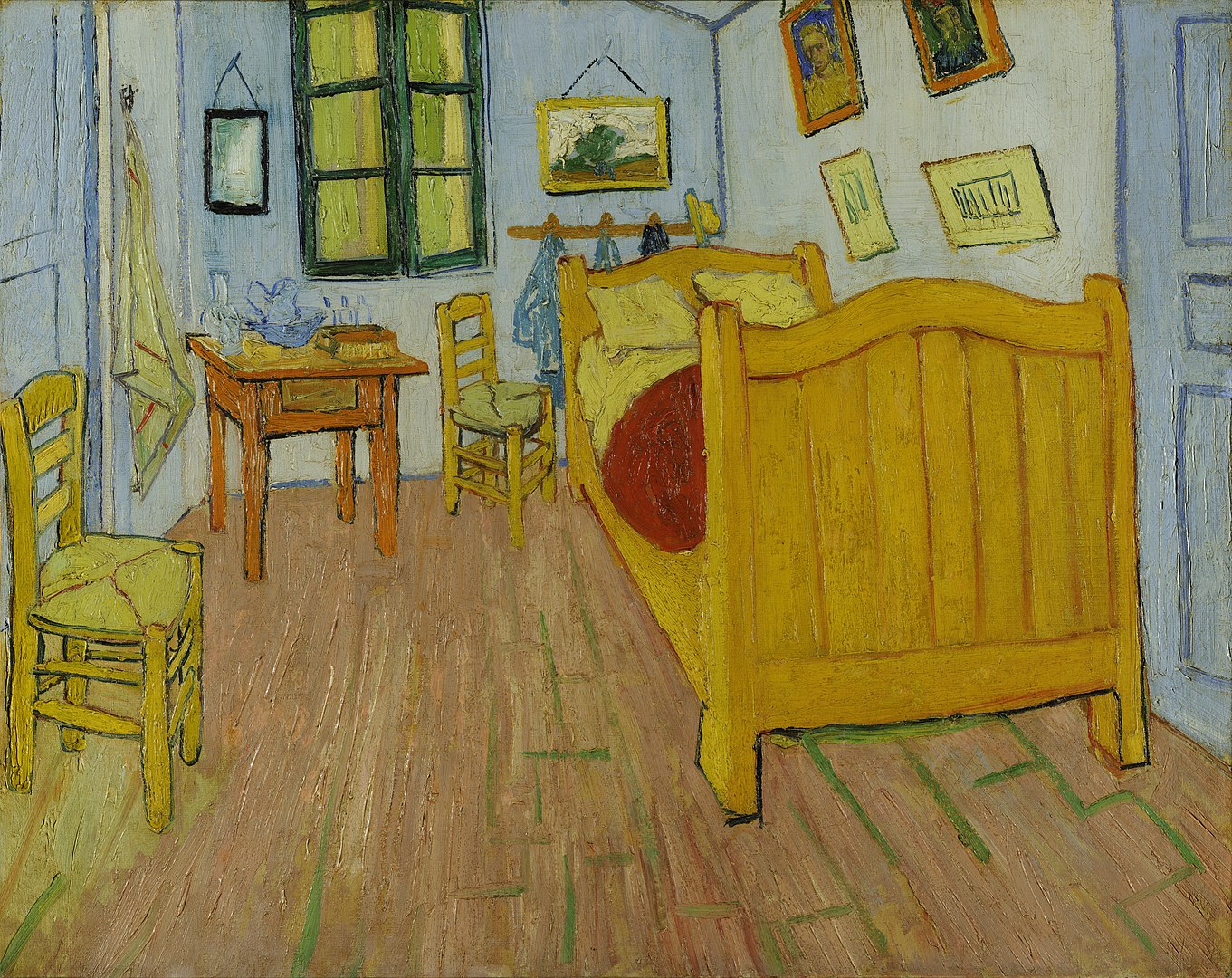 Bedroom in Arles, van Gogh