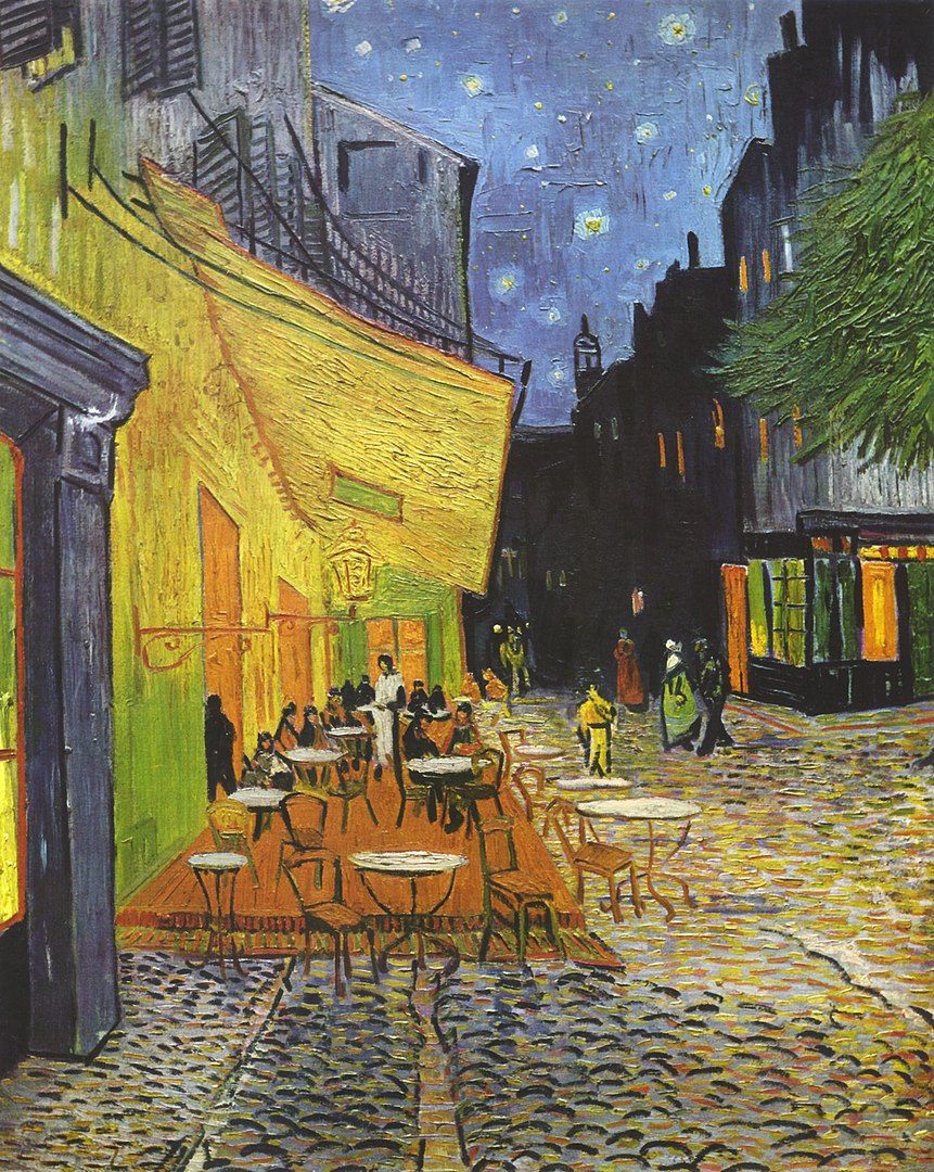 The Cafe Terrace at Night, van Gogh