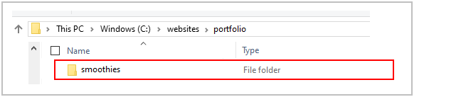 file-explorer-portfolio-project-folder