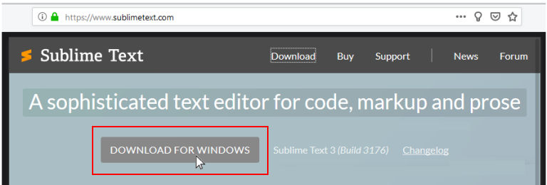 Install Sublime Text