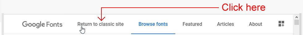 Project Animation Google Fonts