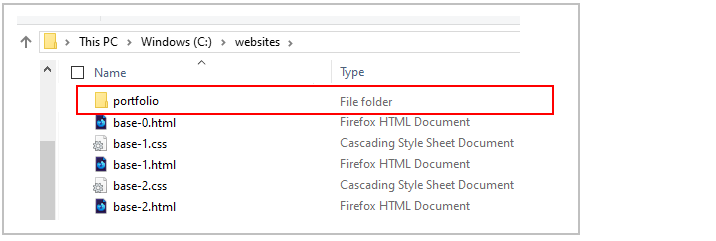 file-explorer-portfolio-folder