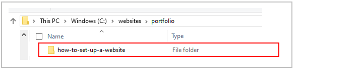 file-explorer-portfolio-project-folder